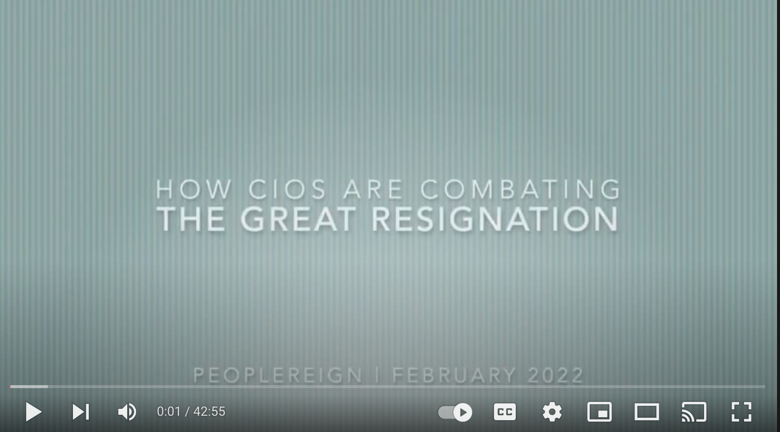Great resignation slide